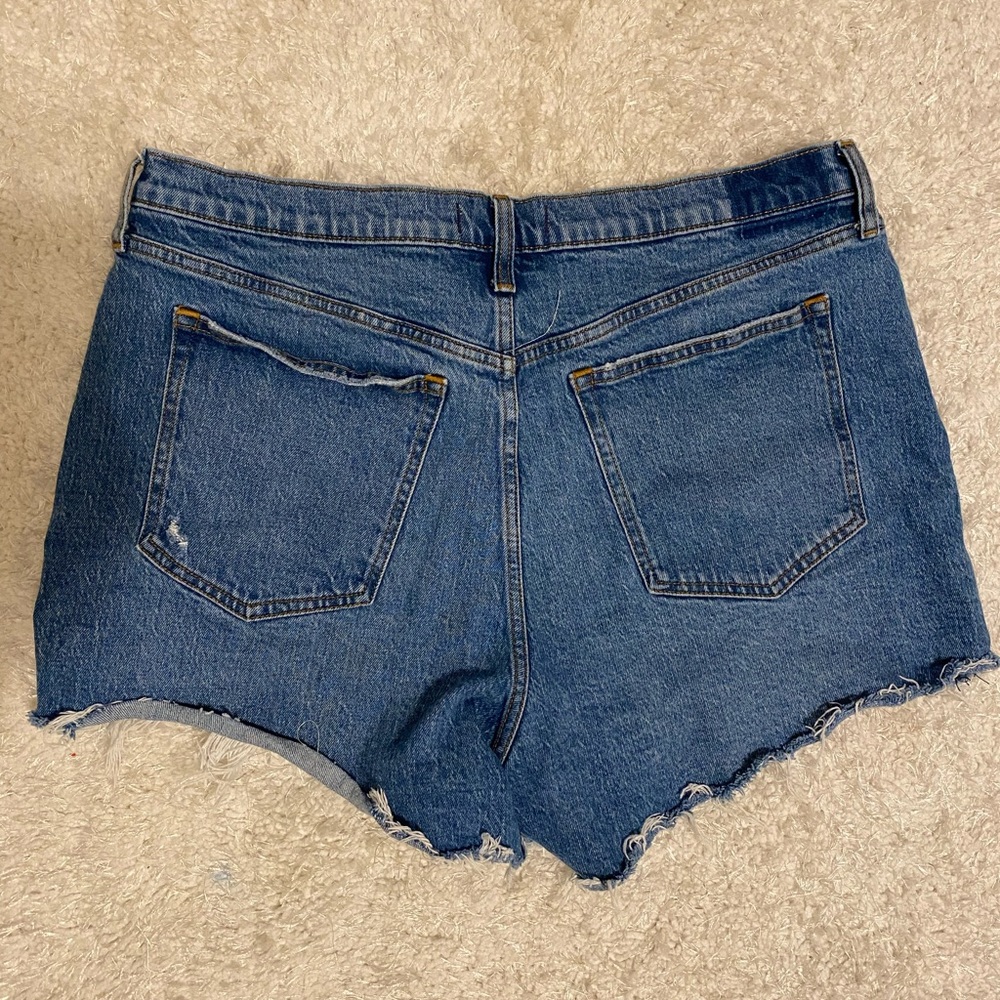 Abercrombie and Fitch curve love jean shorts